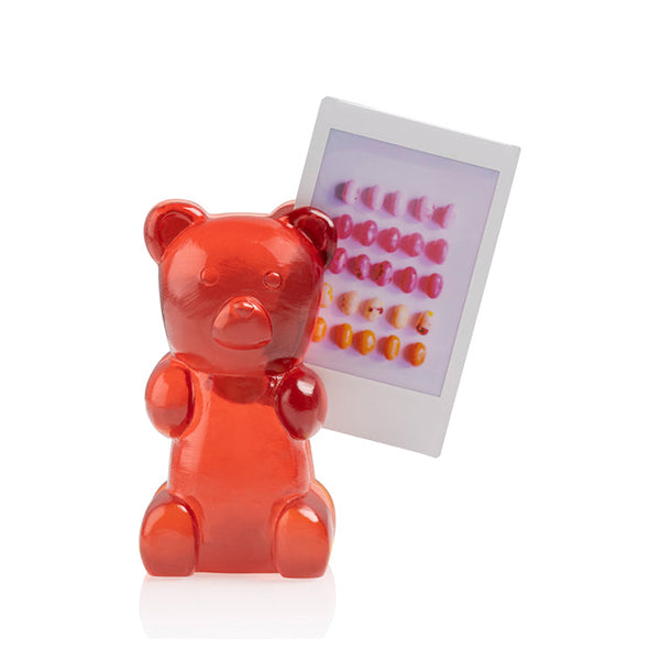 PORTA FOTO ORSETTO - CANDY BEAR MAGNETIC PHOTOHOLDER RED