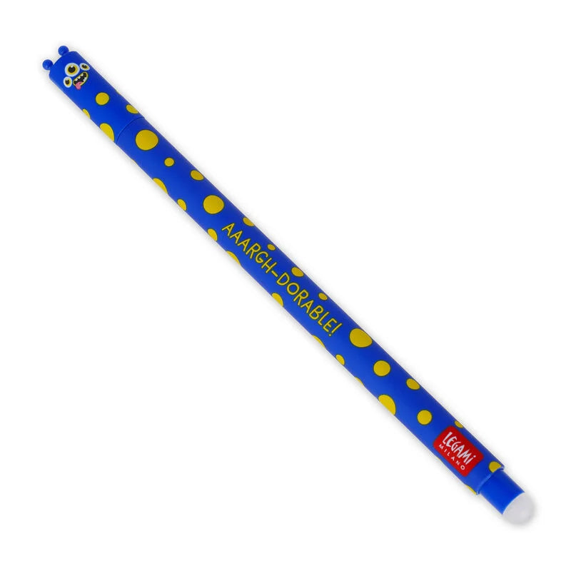 PENNA CANCELLABILE BLU MONSTER