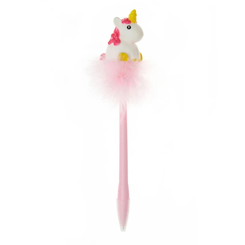 PENNA A SFERA LUMINOSA - WRITING IS MAGIC UNICORNO