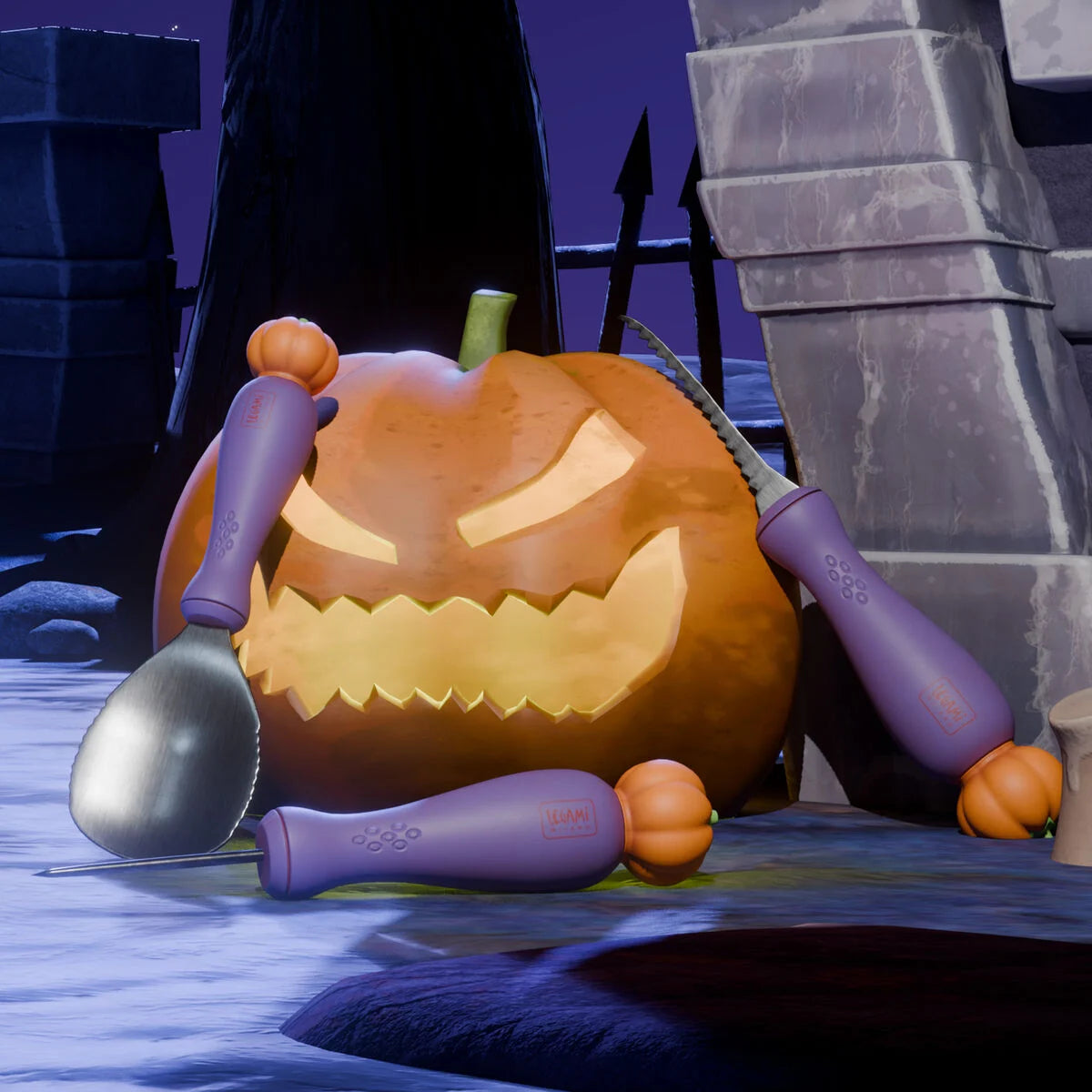 Kit per intagliare zucca di Halloween - Carve & Scare