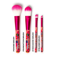 SET DI 4 PENNELLI PER IL TRUCCO OH MY GLOW! FLOWERS