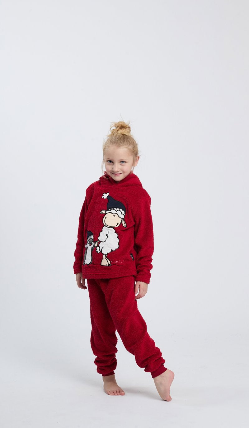 TUTA BIMBO HAPPY FUR ROSSO