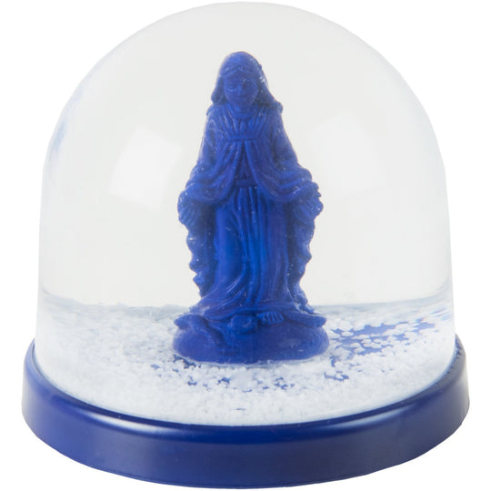 VIRGIN BLUE SNOW GLOBE