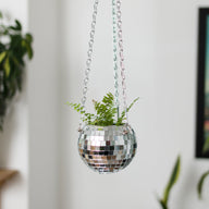 DISCO BALL HANGING PLANTER D.10