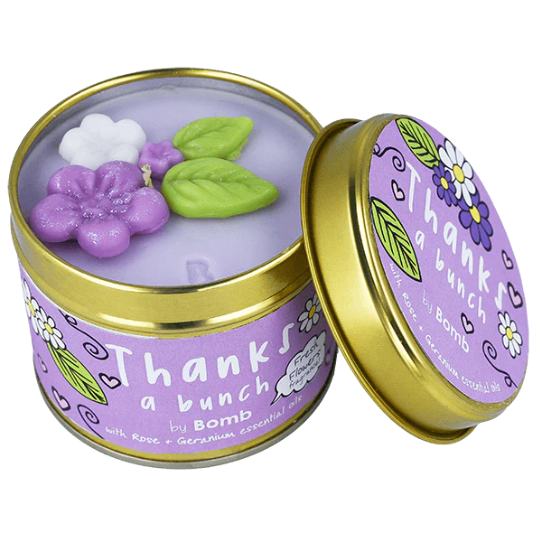 TIN CANDLE - CANDELA THANKS A BUNCH