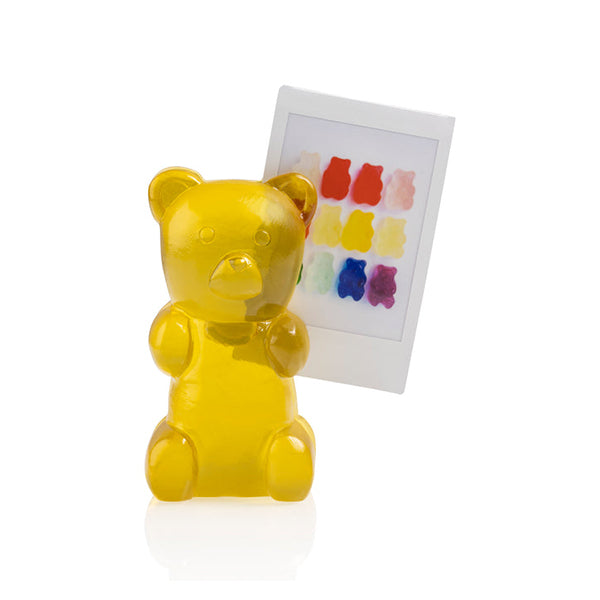 PORTA FOTO ORSETTO - CANDY BEAR MAGNETIC PHOTOHOLDER YELLOW