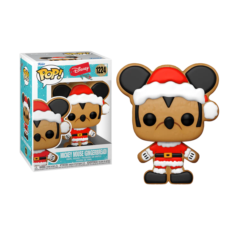 FUNKO POP CHRISTMAS HOLIDAY MICKEY MOUSE GINGERBREAD 1224
