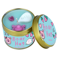 TIN CANDLE - BEAR HUG