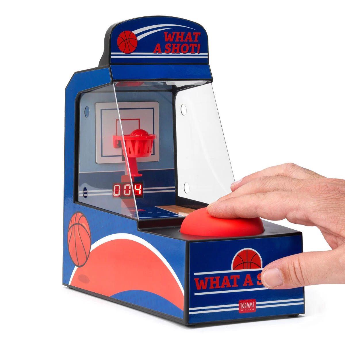 ARCADE MINI GIOCO BASKET - WHAT A SHOT! VINTAGE MEMORIES