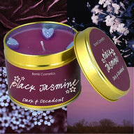 TIN CANDLE BLACK JASMINE