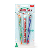 SET 3 PENNE GEL CANCELLABILI LEGAMI NATALE 2023