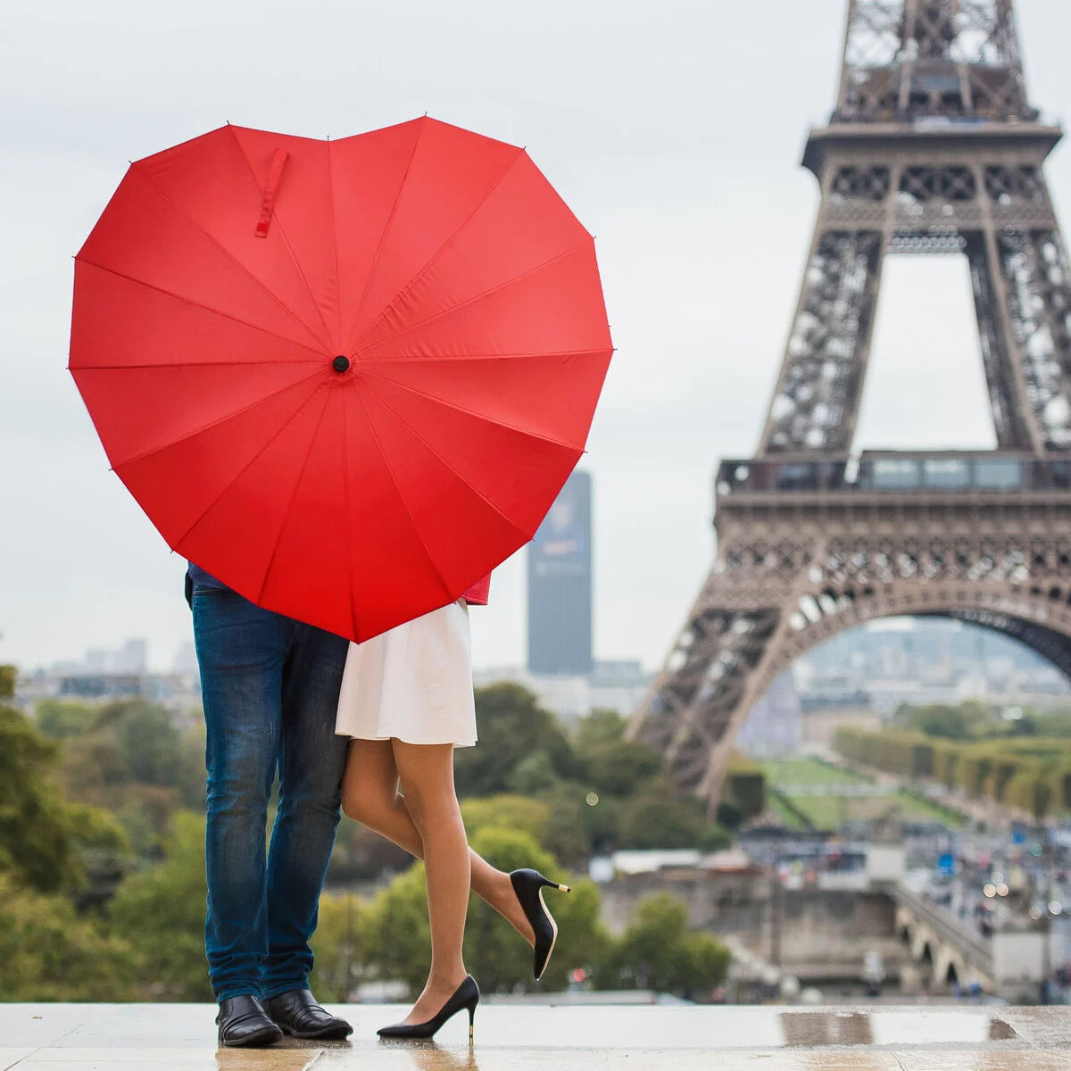 ombrello a forma di cuore - i love your umbrella