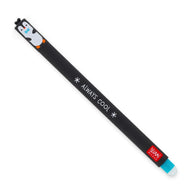 penna gel cancellabile turchese pinguino