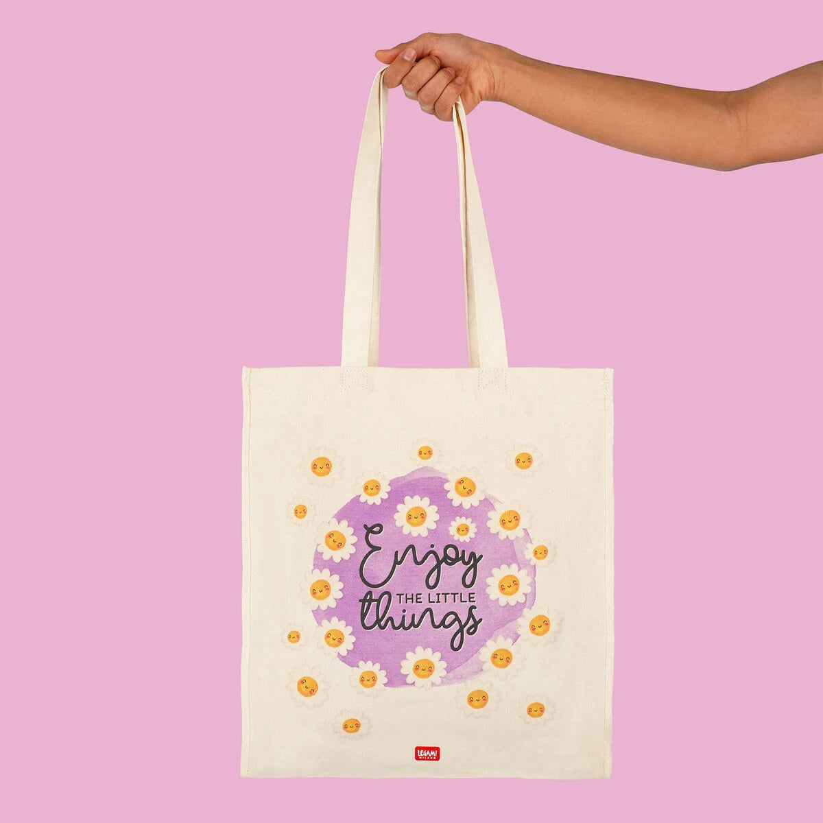 borsa in cotone - tote bag daisy