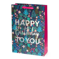 sacchetto regalo - gift bag x-large flora