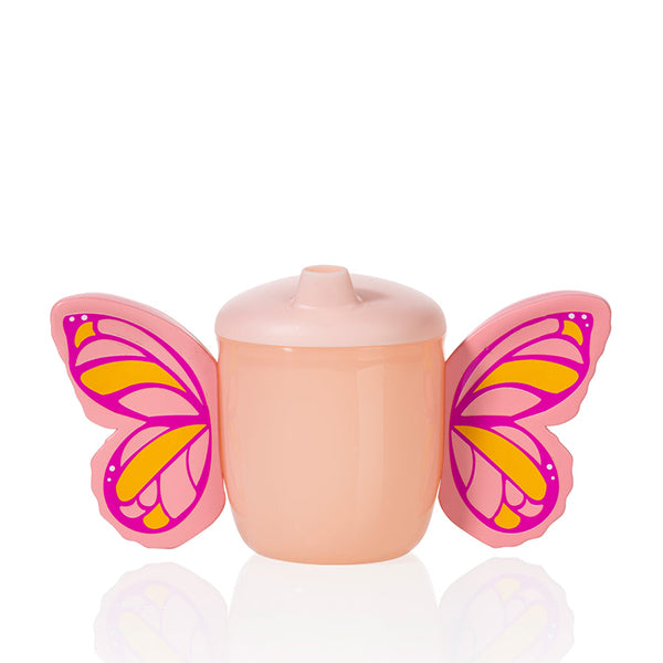 SIPPY CUP BUTTERFLY PINK