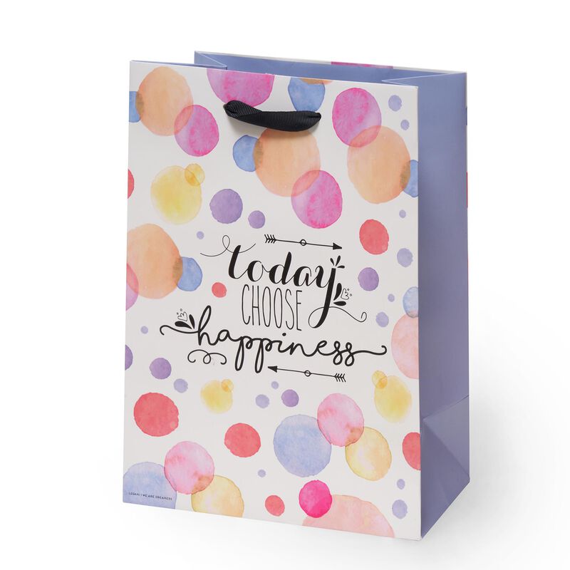 sacchetto regalo - gift bag medium happiness