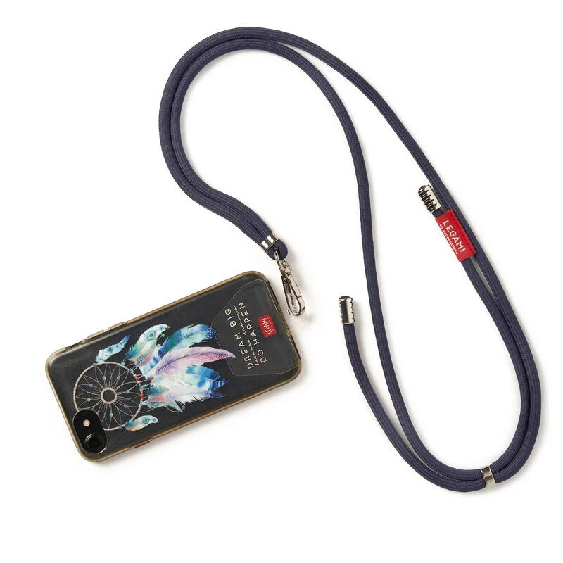 cordino porta cellulare - always together navy blue
