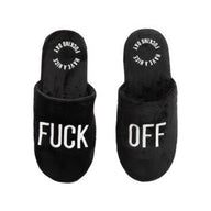 PANTOFOLE "FUCK OFF" NERO