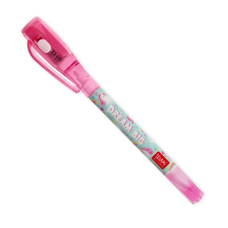 PENNA CON INCHIOSTRO INVISIBILE - MAGIC PEN UNICORNO