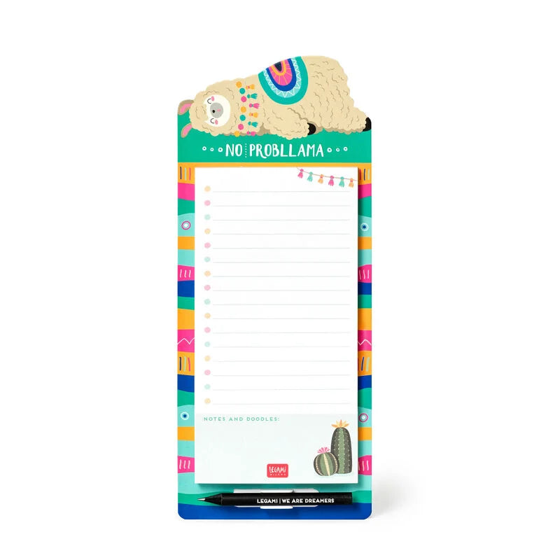 bloc notes magnetico - don't forget lama