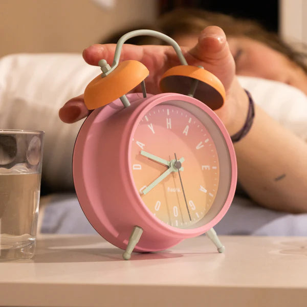 RETRO ALARM CLOCK "HAVE A GOOD DAY"