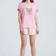 Breakfast - pigiama girocollo mm donna