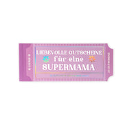 BLOCCHETTO DA 24 VOUCHER SUPER MAMMA (edizione Tedesco)