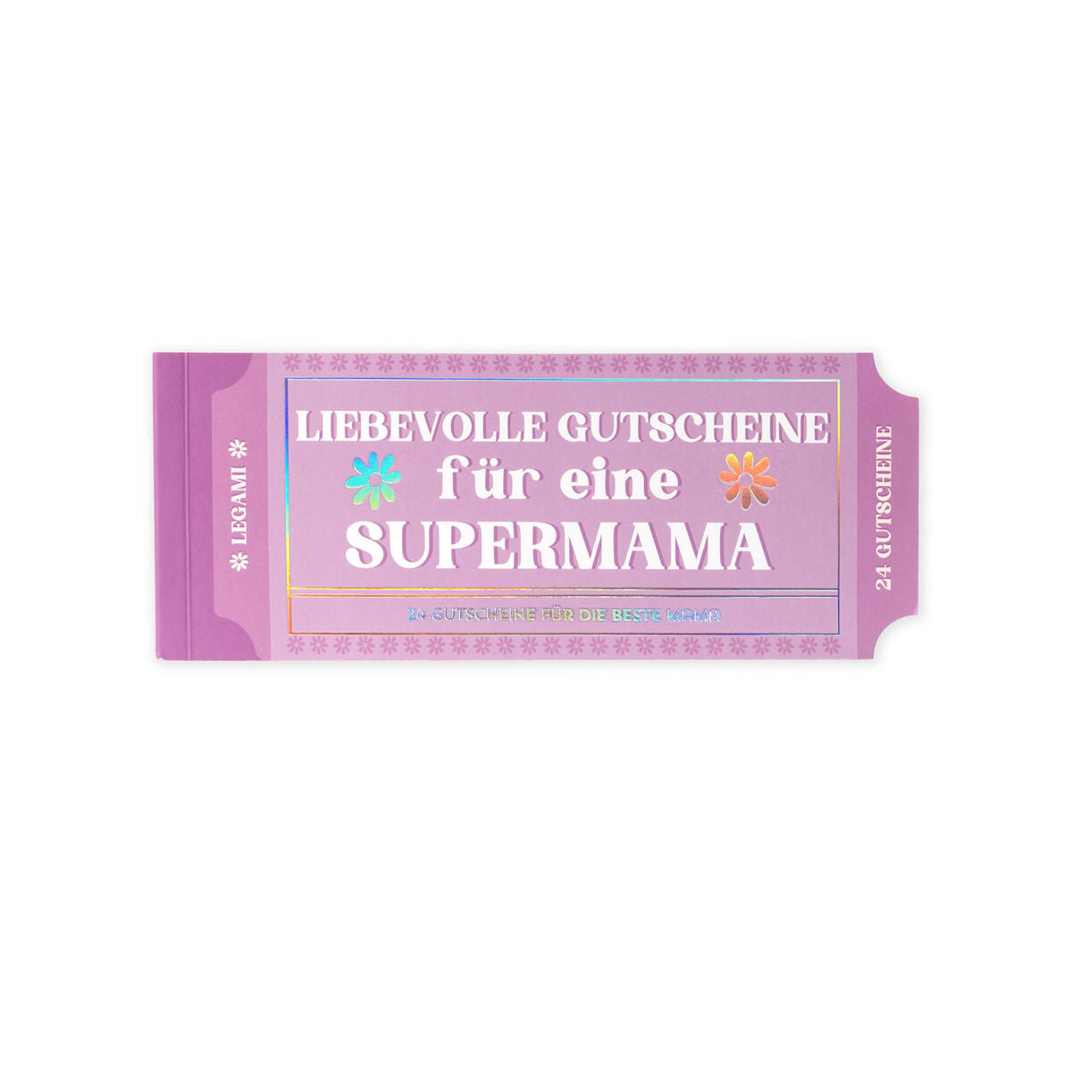 BLOCCHETTO DA 24 VOUCHER SUPER MAMMA (edizione Tedesco)