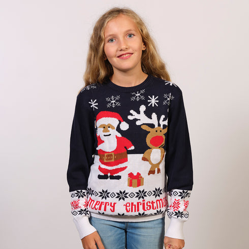 KIDS CHRISTMAS JUMPER THE ULTIMATE XMAS SWEATER - MAGLIONE NATALE