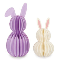 HOPPY EASTER - 2 CONIGLIETTI PIEGHEVOLI