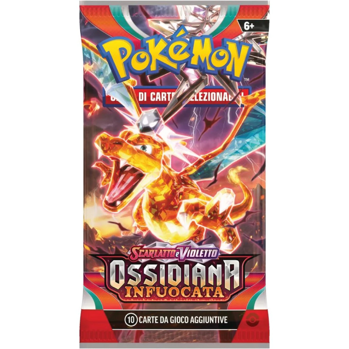 POKEMON SCARLATTO E VIOLETTO SV3 OSSIDIANA INFUOCATA