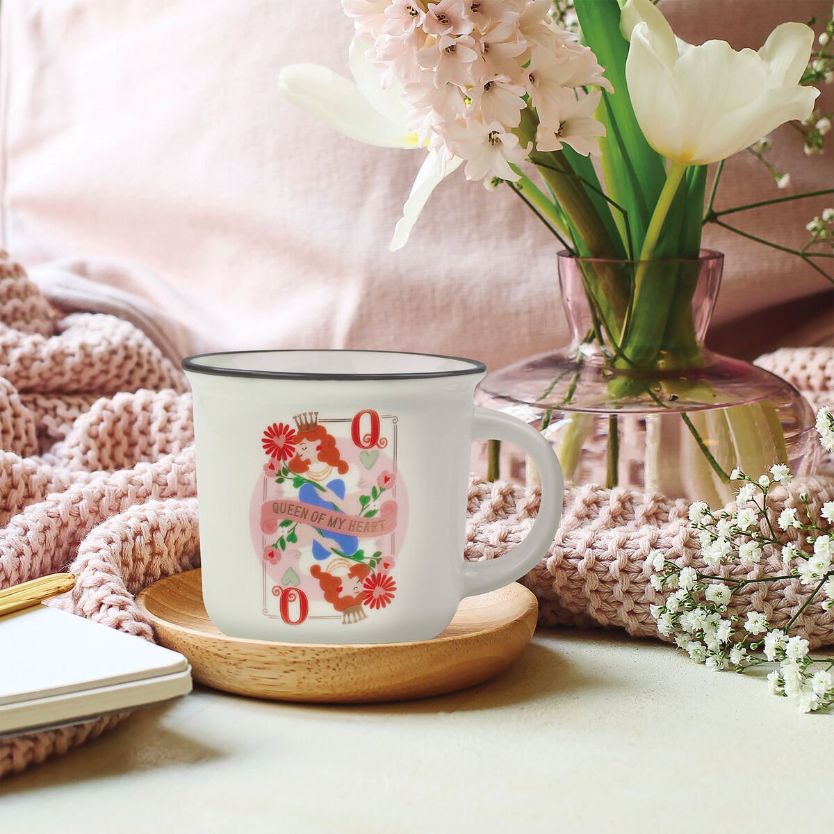 TAZZA CUP-PUCCINO QUEEN