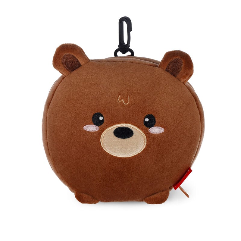 cuscino da viaggio con mascherina da notte - my travel buddy teddy bear