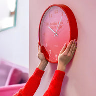 OROLOGIO DA PARETE "BETTER LATE THAN UGLY"