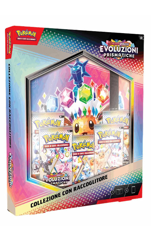 POKÉMON EVOLUZIONI PRISMATICHE COLLEZIONE CON RACCOGLITORE