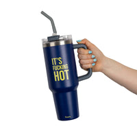 BICCHIERE TERMICO XXL " IT'S FUCKING HOT"