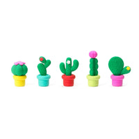 FREE HUGS - CACTUS ERASERS SET 5 PCS