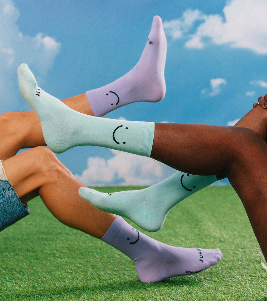 CALZE SUNDAY SATURDAY SOCKS SMILEY (2 paia)
