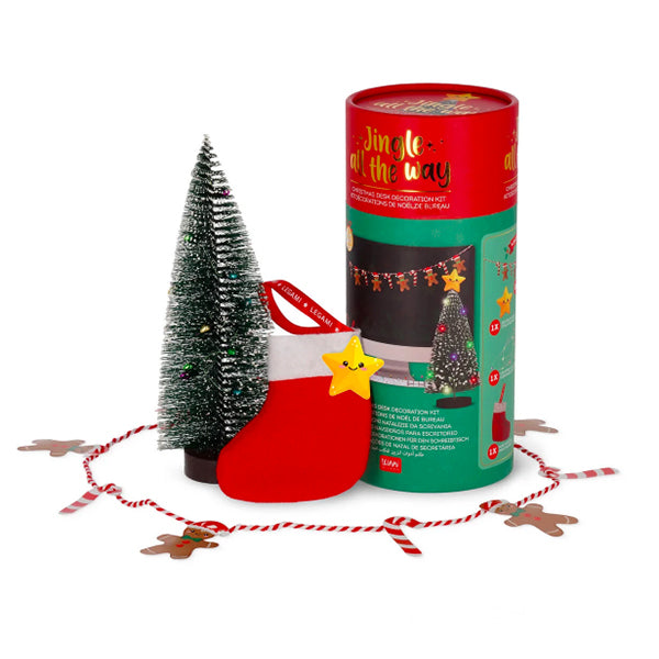 KIT DECORAZIONE SCRIVANIA - CHRISTMAS DESK DECORATION KIT