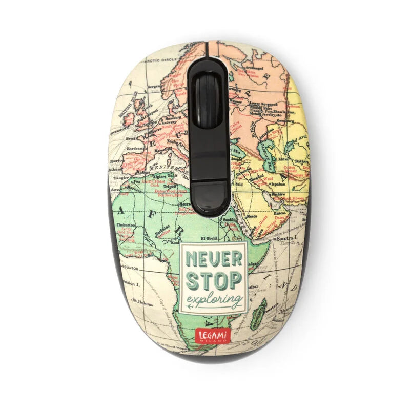mouse wireless con ricevitore usb travel