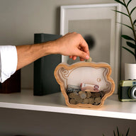 SALVADANAIO IN LEGNO MAIALINO