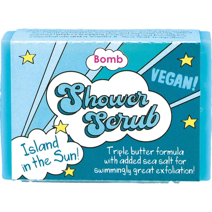 SHOWER SCRUB ISLAND IN THE SUN!