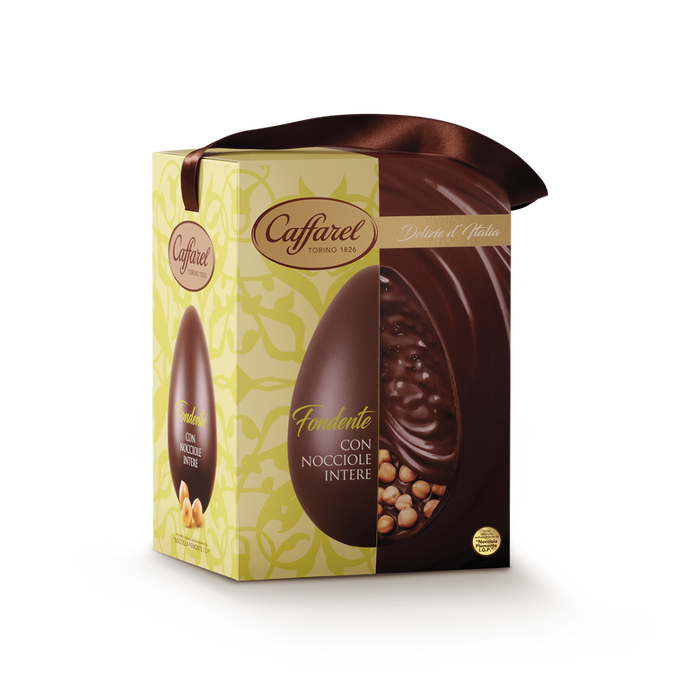 UOVO DI PASQUA CAFFAREL DELIZIE D'ITALIA FONDENTE CON NOCCIOLE 530GR
