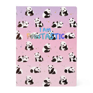 quaderno a righe large panda