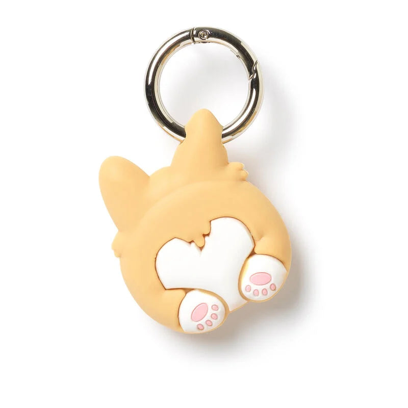 portachiavi per airtag corgi