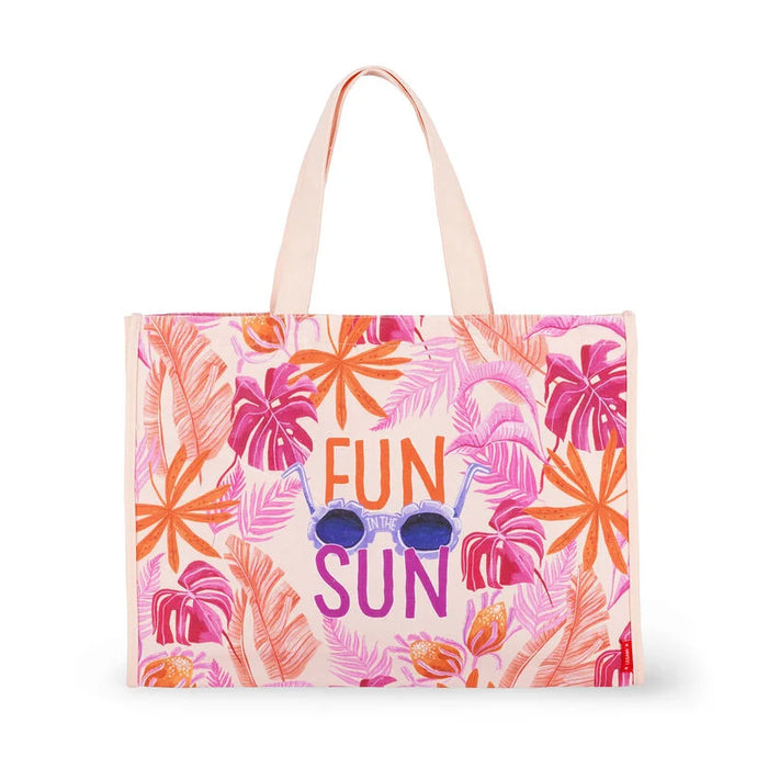 BORSA MARE IN COTONE TROPICAL