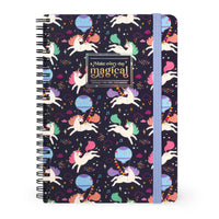 QUADERNO SPIRALATO A RIGHE LARGE UNICORN