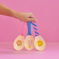 MELAMINE SALAD SPOON SMILEY