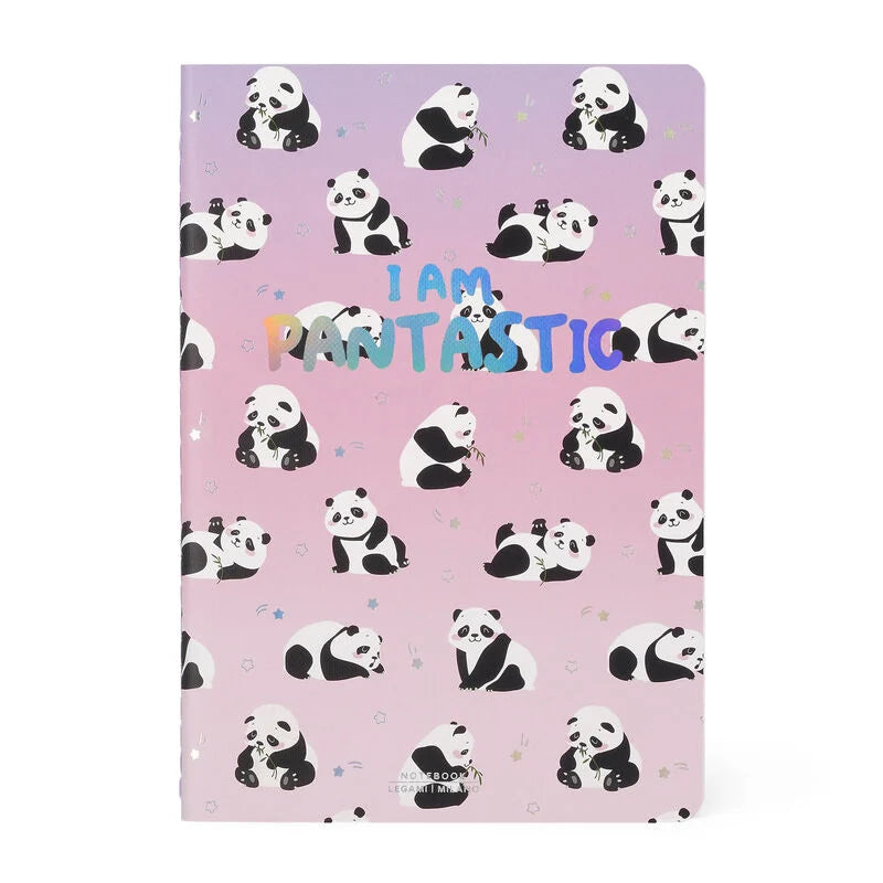 quaderno a righe medium panda